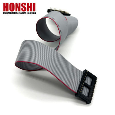 IDC Мужской соединитель 6 8 10 12 14 16 18 26 40 Pin 2.54mm Pitch Dip Flat Ribbon Cable