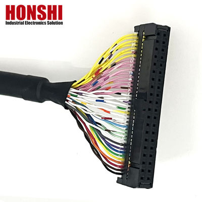 UL20276 Сертифицированный 40P Shielded Ribbon Cable PLC соединение IDC к коробке заголовка плоский кабель