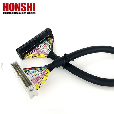 UL20276 Сертифицированный 40P Shielded Ribbon Cable PLC соединение IDC к коробке заголовка плоский кабель