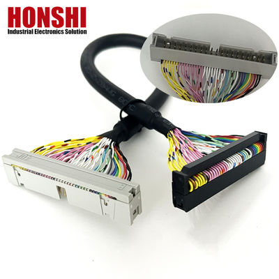 UL20276 Сертифицированный 40P Shielded Ribbon Cable PLC соединение IDC к коробке заголовка плоский кабель