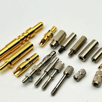 Высокомощный катушной пакет 3А 12В позолоченный SMT Pogo Pin 3 мм Высота 2,5 мм Диаметр