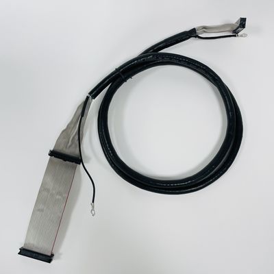 2.54мм черный ленточный плоский кабель с UL2651 28awg IDC разъемом