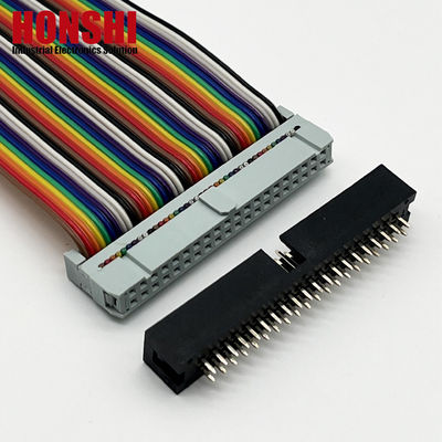 2.54mm IDC к IDC электрический плоский кабель 40 пин многоцветный ленточный кабель для автомобилей