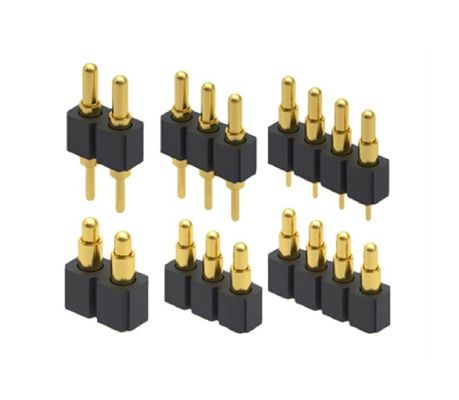 2.0mm Pitch H2.5mm Male Pogo Pin Connector для ПХБ с двойным рядом 20pin прямой погрузкой