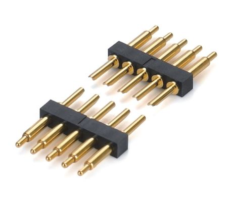2.0mm Pitch H2.5mm Male Pogo Pin Connector для ПХБ с двойным рядом 20pin прямой погрузкой