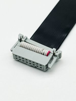 16 штифтов IDC плоский PVC ленточный кабель с 2,54 мм питч соединителем индивидуальной длины