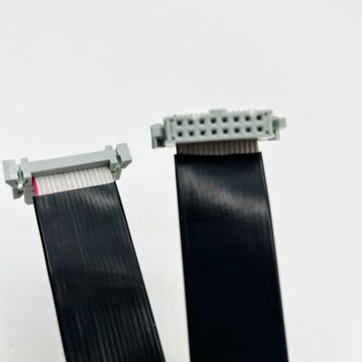 16 штифтов IDC плоский PVC ленточный кабель с 2,54 мм питч соединителем индивидуальной длины