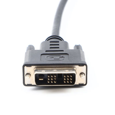 DVI 18 1 Мужчина-мужчина HD сформированная кабельная сборка OD6.0 для HDTV UL20276 30Awg