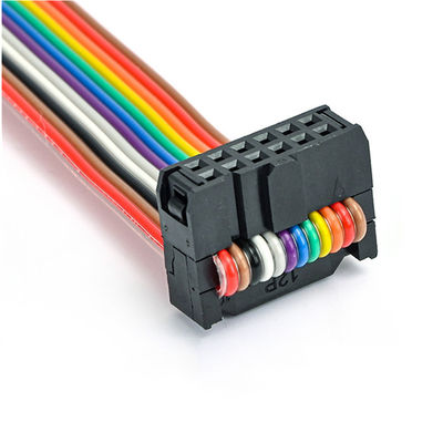 На заказ 2.54 мм 12 штифтов ленточный кабель IDC розетка UL2651 28AWG плоский проволочный сбор
