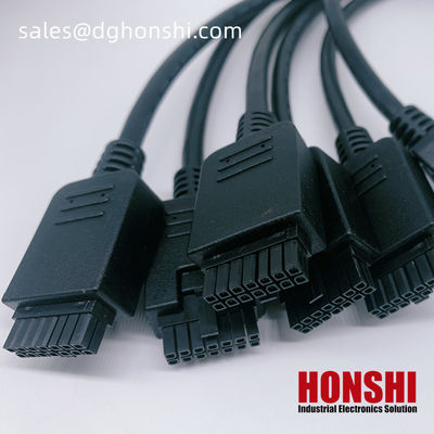 14 Pin Micro Fit 3.0 Overmolding Molded Cable Assembly UL20276 430251400 ПВХ кабель