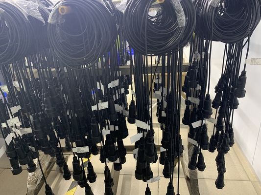 HPDB 100 Pin MDR Connector Сборка кабеля SCSI Черная проволока с контактным материалом из латуни