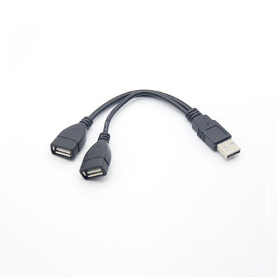 USB 2.0 разделитель мужской на женский Micro B USB C кабель позолоченный для мобильных телефонов
