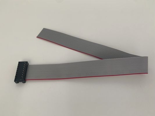 DIP Plug Серое плоское кабельное собрание 16 Pin Ribbon Cable UL2651 28awg 2.54mm Pitch