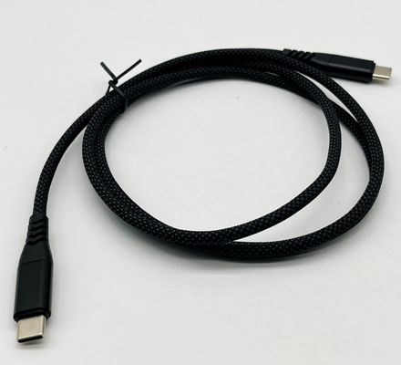 Черный UL2725 USB кабель типа C USB 2.0 мужской разъем с позолоченным