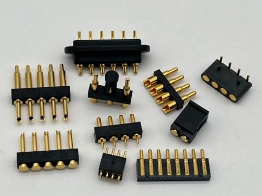 2.54 мм высокий ток Pogo Pin Connector женский 2x7P позолоченный H2.5 SMT тип для печатных плат