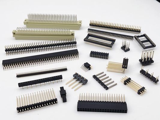 2.54 мм Двойной ряд PCB H3.0 мм 7.4 мм прямая латунь Обработанный круглый женский конектор заголовка