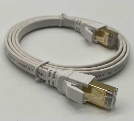 Специальный белый кабель Cat8 Ethernet для сетевого соединения Rj45