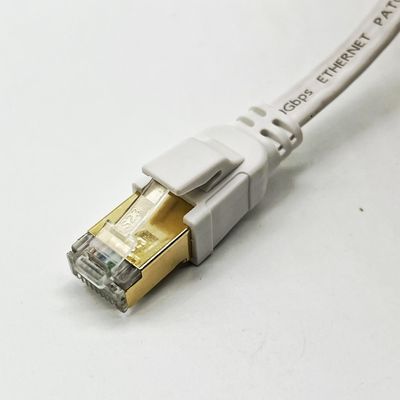 Специальный белый кабель Cat8 Ethernet для сетевого соединения Rj45