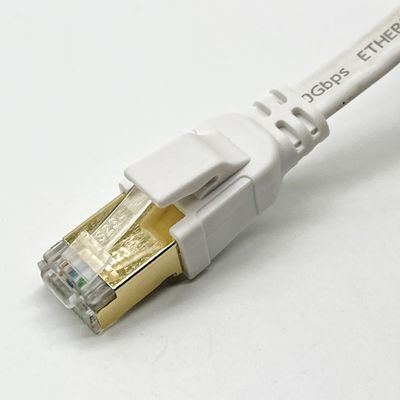 Специальный белый кабель Cat8 Ethernet для сетевого соединения Rj45