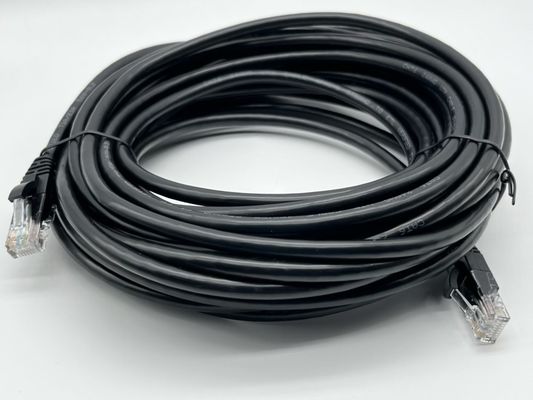 0.5м - 20м Черный RJ45 Ethernet кабель Круглый Cat7 Patch кабель