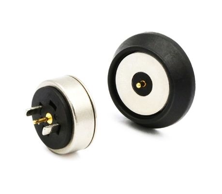 Магнитный Pogo Pin круглый женский мужской электрический зарядный разъем для электронных устройств