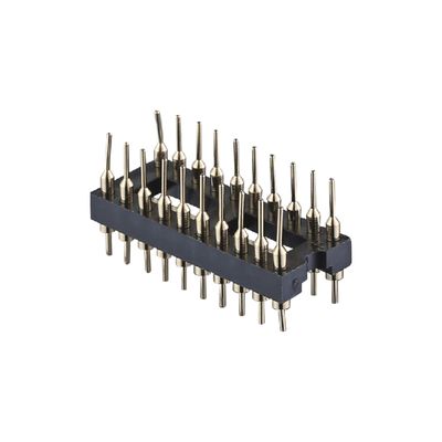 Обработанный Круглый Пиновый Заголовок SMT Тип PCB H3.0mm 6 Pin - 64 Pin IC Socket