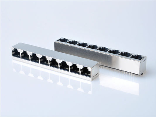 8p8c RJ45 Ethernet Connector 1x1 Порты женский RJ45 Джек без магнита