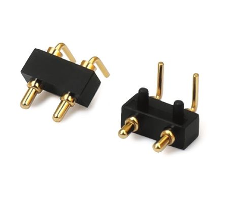 3.0mm 2pin Мужской Погопин Однорядной Правый Угол Погружение Пого Pin водонепроницаемый соединитель