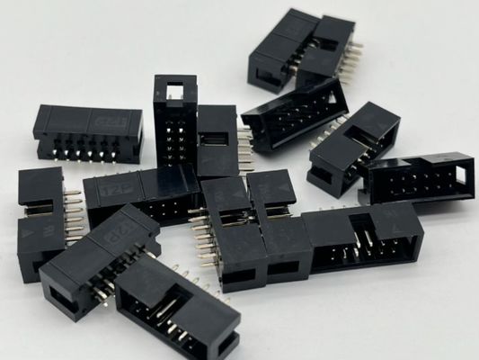Правоугольный коробка заголовка соединитель DIP PCB DC3 12 штифтов заголовки 2,54 мм угол