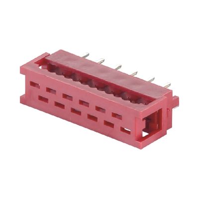 Прямой IDC женский разъем Micro Match 4 6 8 10 20 Pin 1.27 мм