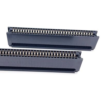 UL2651 28AWG Карточный краевой соединитель 10 - 64 штифтовая ленточная кабельная разъем 2,54 мм