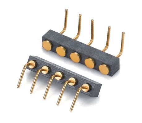 2.5mm 4 Pin Pogo Connector H3.5mm SMT Type Gold Plated Brass Pogo Connector (Сключатель для подключения к Пого)