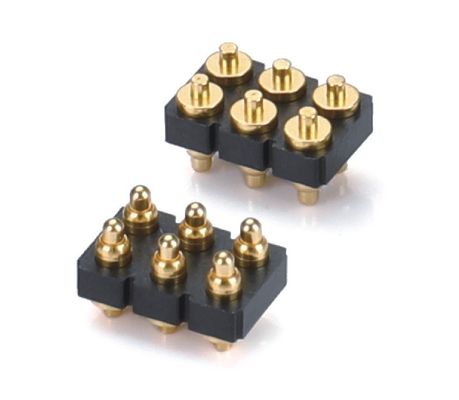 2.0 мм 20 штифтов настраивать Pogo Pin Connector весенний штифт позолоченный SMT Pogo Connector