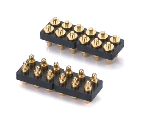 Однорядная 3pin 1,5mm Дип Тип Золотопокрытый латунь Пого пин Коннектор 2,54mm питч