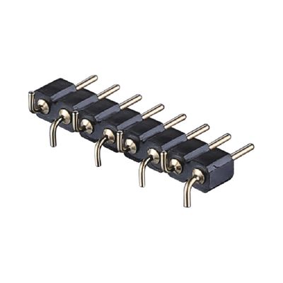 Золотопокрытый штиф 2,54 мм SMT SMD Двухрядный прямоугольный PCB-коннектор