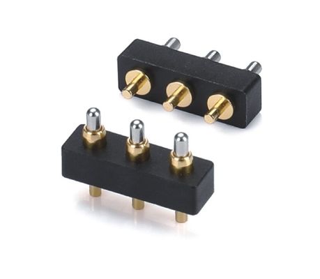 1.27мм Pogo Pin Connector h1.5mm L8.0 Dip Type Gold Plated Brass Connector 10 пин
