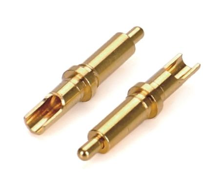 Мужчина сварщик 9,5 мм Pogo Pin Connector Brass 3,2 мм Высота пружина загруженная позолоченная