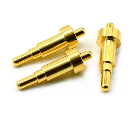 Мужчина сварщик 9,5 мм Pogo Pin Connector Brass 3,2 мм Высота пружина загруженная позолоченная