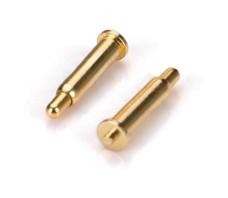 Медь Золотовалочный Pogo Pin Connector Пролетная сила Двойная голова H6.0mm Smd Type