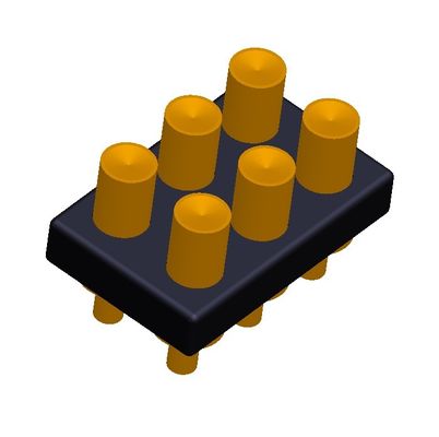 2.54мм H2.5 2x7Pin Pogo Pin Connector Медленный пружинный загруженный электронный прямой пластинки