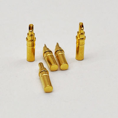 Высокопоточный соединитель Pogo Pin DC 12V весенне-нагруженный цинковый сплав