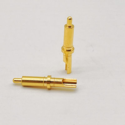 Высокопоточный соединитель Pogo Pin DC 12V весенне-нагруженный цинковый сплав