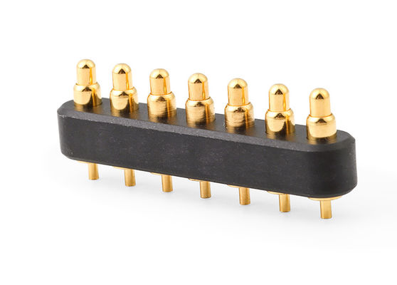 Электроника 7pin весенне-загруженный разъем с 2,54мм пич Pogo Pin разъем