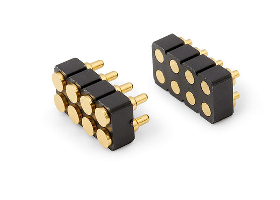 6pin женский Pogo Pin соединитель и пружинный контактный соединитель для SMD PCB настраиваемый