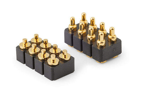 6pin женский Pogo Pin соединитель и пружинный контактный соединитель для SMD PCB настраиваемый
