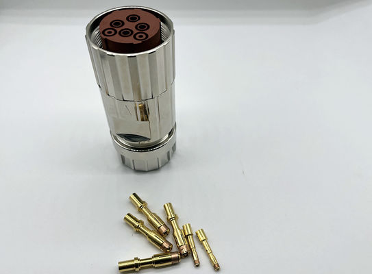 Круговое M40 силовое соединитель 6 штифтов серво-кодер женский крамп проволока