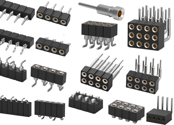 Двойной ряд PCB Круглый подключатель заголовка подключатель заголовка 1.27 мм 2.0 мм 2.54 мм