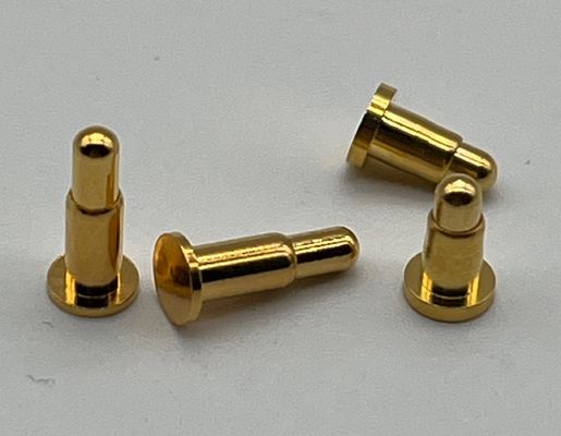 Медленный соединитель Pogo Pin 1A Назначенный ток с точностью обработки через отверстия Pogo Pins