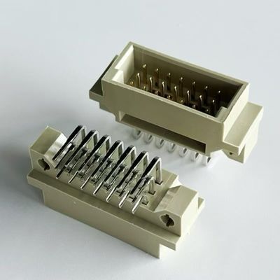 2.54мм Din 41612 Коннектор 21 Положение Правый угол Мужчина 3x7Pin Eurocard Connector