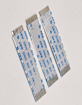 UL20624 1,25 мм 8pin FFC ленточный кабель 80C 60V 100 мм ленточный гибкий плоский кабель